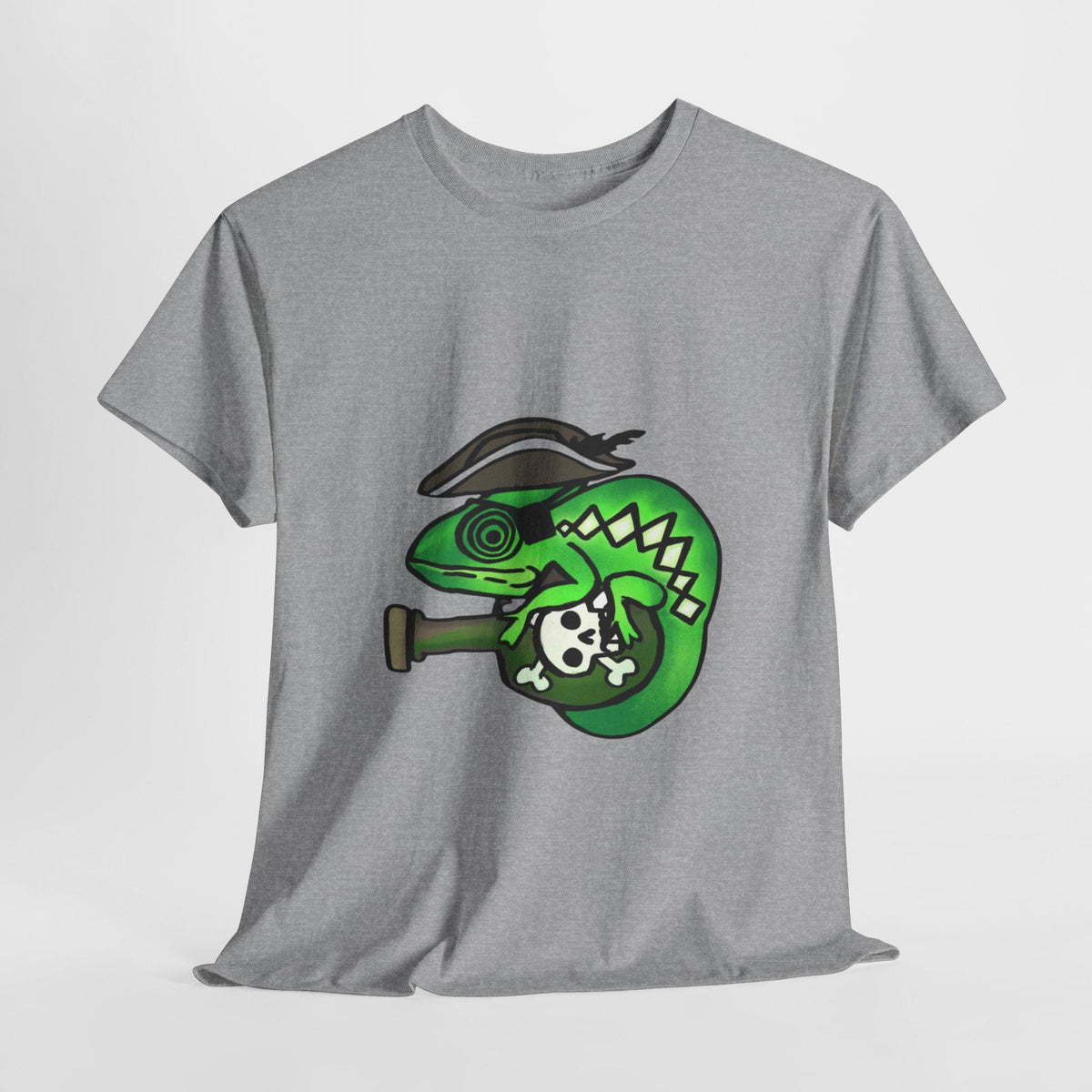 Cool Chameleon Graphic Tee | Unisex Cotton T-Shirt for Casual Wear, Gifts, Eco-Friendly Fashion, Skater Style, Summer Vibes