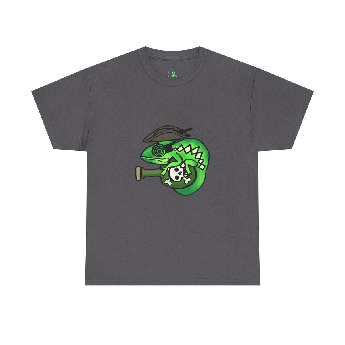 Cool Chameleon Graphic Tee | Unisex Cotton T-Shirt for Casual Wear, Gifts, Eco-Friendly Fashion, Skater Style, Summer Vibes