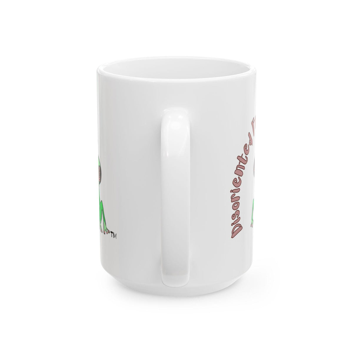 Disoriented Frog Ceramic Mug, Funny Coffee Cup, Unique Gift for Animal Lovers, Quirky Home Decor, Drinkware for Holidays