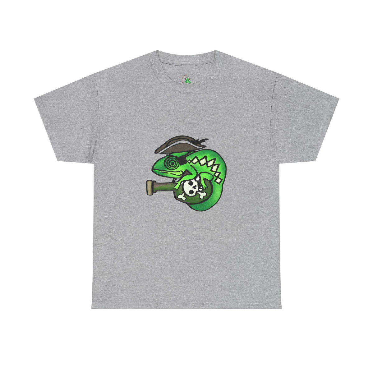 Cool Chameleon Graphic Tee | Unisex Cotton T-Shirt for Casual Wear, Gifts, Eco-Friendly Fashion, Skater Style, Summer Vibes